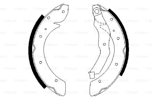 Brake Shoe Set (0 986 487 528)