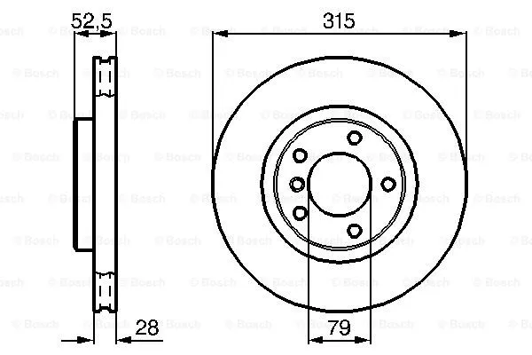 Brake Disc (0 986 478 762)