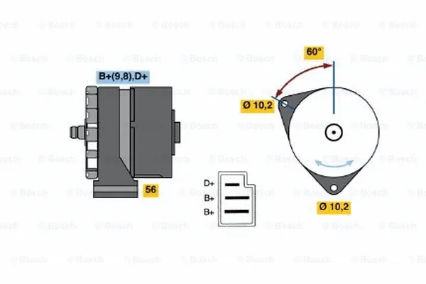 Alternator (0 120 489 328)