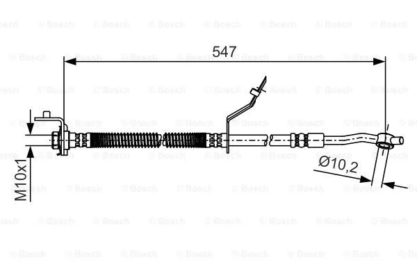 Brake Hose (1 987 481 A55)