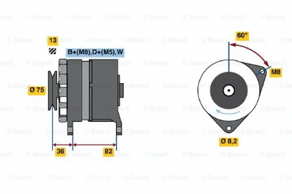 Alternator (0 120 469 781)