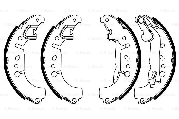 Brake Shoe Set (0 986 487 956)