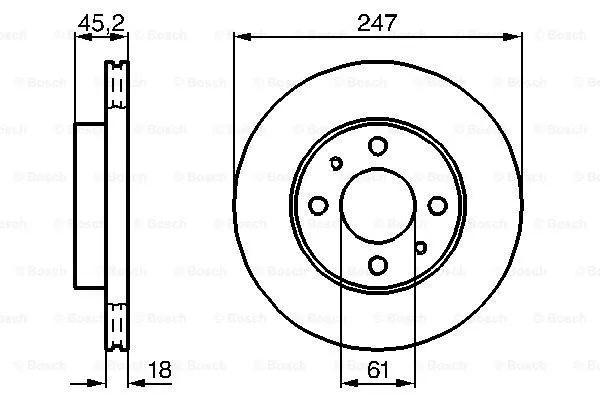 Brake Disc (0 986 478 459)