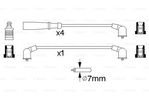 Ignition Cable Kit (0 986 356 921)