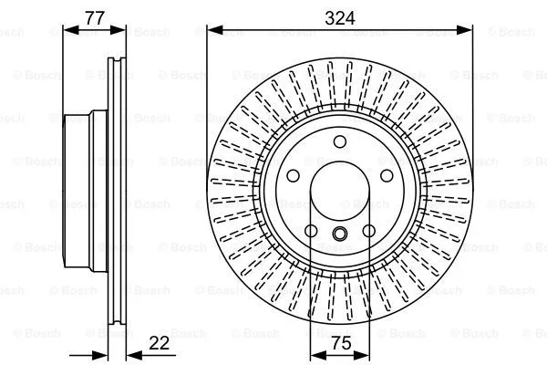 Brake Disc (0 986 479 569)