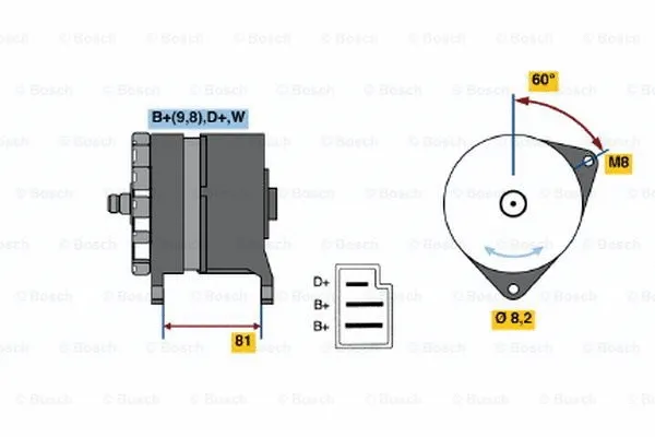 Alternator (0 120 489 244)