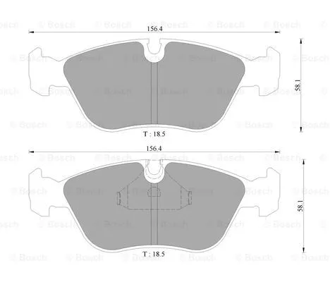 Brake Pad Set, disc brake (0 986 AB4 441)