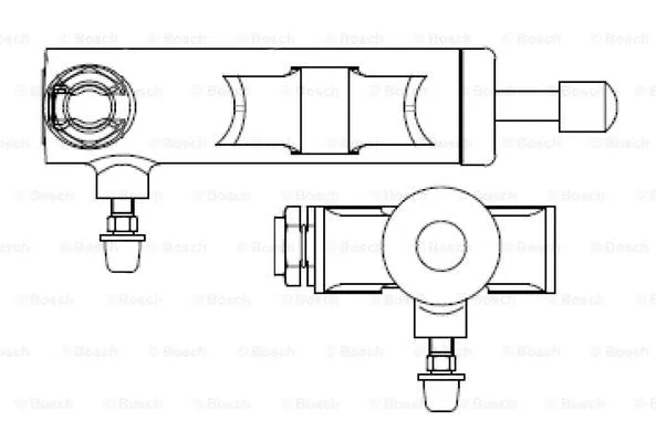 Slave Cylinder, clutch (0 986 486 597)