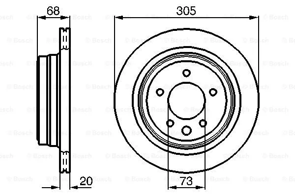 Brake Disc (0 986 478 660)