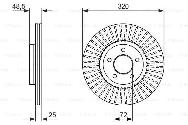 Brake Disc (0 986 479 794)