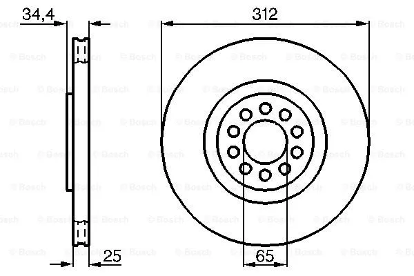 Brake Disc (0 986 478 467)