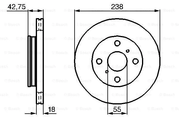 Brake Disc (0 986 478 438)