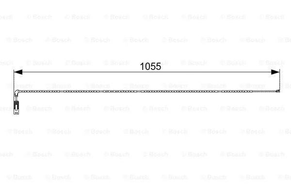 Warning Contact, brake pad wear (1 987 473 001)