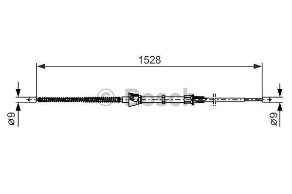 Cable Pull, parking brake (1 987 482 374)
