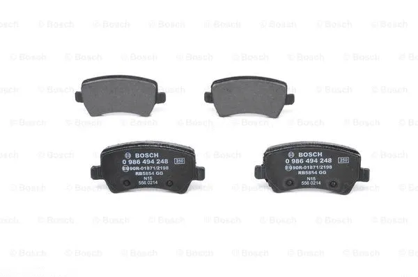 Brake Pad Set, disc brake (0 986 494 248)