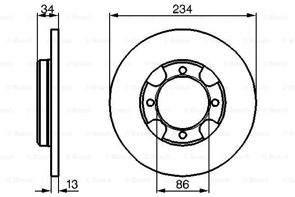 Brake Disc (0 986 478 282)