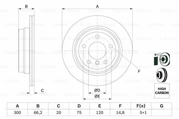Brake Disc (0 986 479 263)