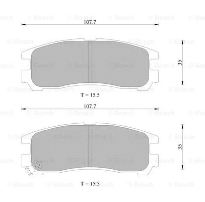 Brake Pad Set, disc brake (0 986 AB9 210)