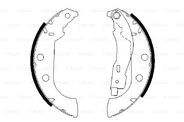 Brake Shoe Set (0 986 487 567)