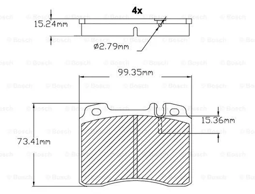 Brake Pad Set, disc brake (F 03B 150 022)