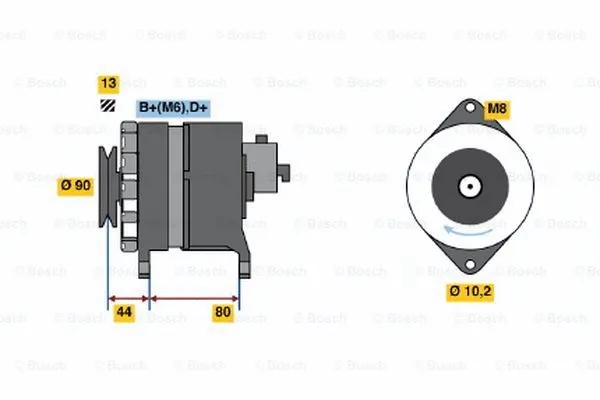Alternator (9 120 144 606)