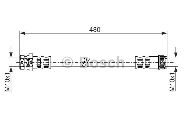 Brake Hose (1 987 481 074)