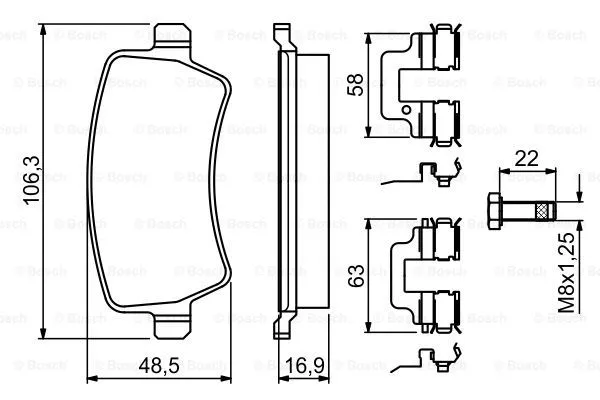 Brake Pad Set, disc brake