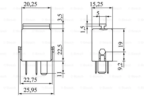 Relay, main current (0 986 332 060)