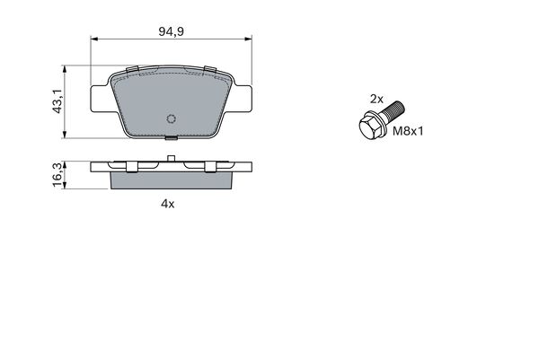 Brake Pad Set, disc brake