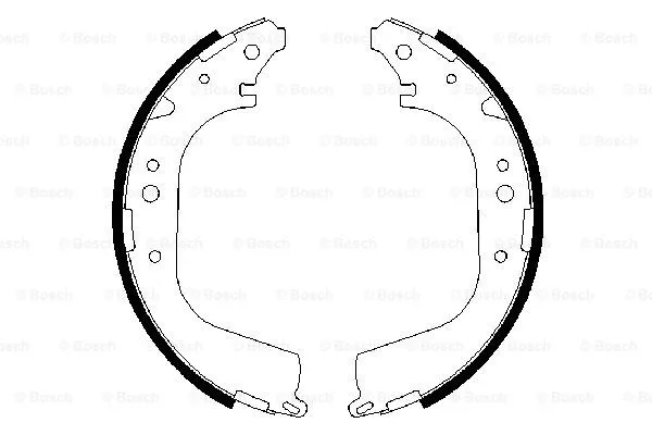 Brake Shoe Set (0 986 487 205)
