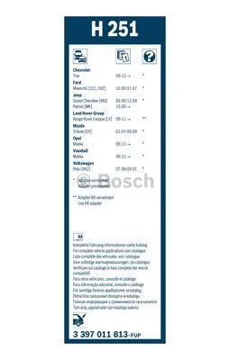 Wiper Blade (3 397 011 813)