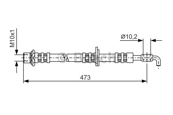 Brake Hose (1 987 476 745)