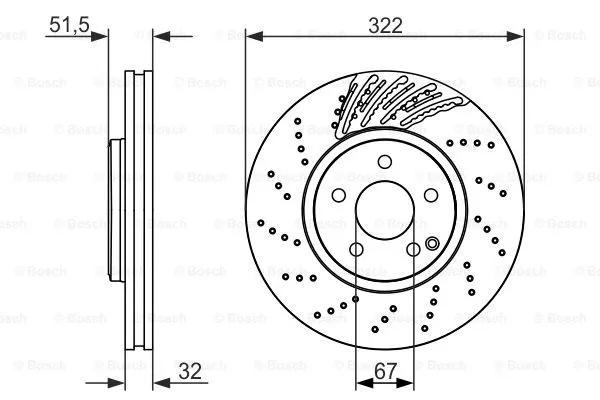 Brake Disc (0 986 479 720)