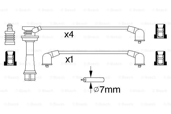 Ignition Cable Kit (0 986 356 929)