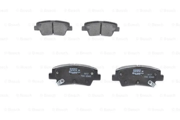 Brake Pad Set, disc brake (0 986 494 768)