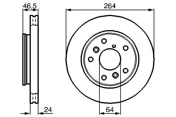 Brake Disc (0 986 478 523)