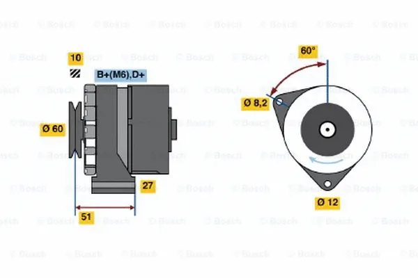 Alternator (0 120 488 103)