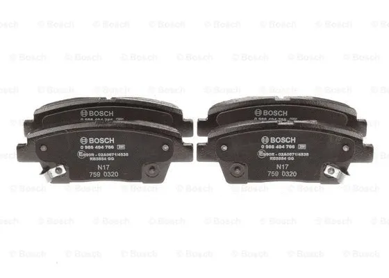 Brake Pad Set, disc brake (0 986 494 766)