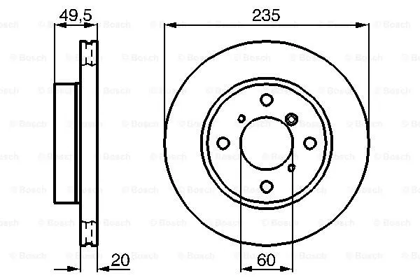 Brake Disc (0 986 478 450)