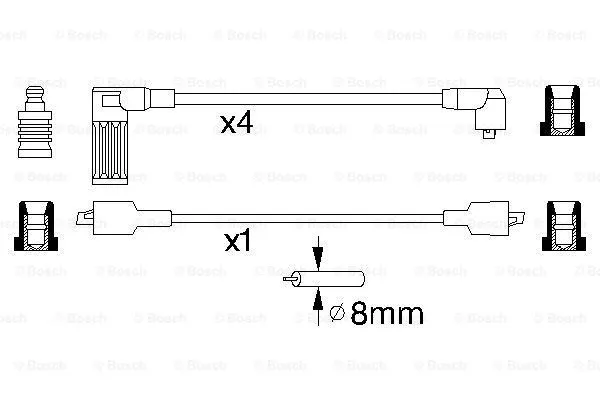 Ignition Cable Kit (0 986 356 857)