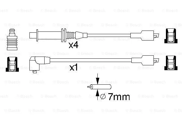 Ignition Cable Kit (0 986 356 769)