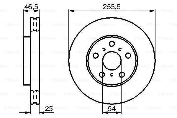 Brake Disc (0 986 478 724)