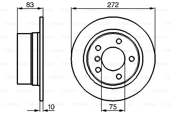 Brake Disc (0 986 478 439)