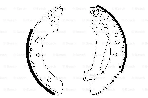 Brake Shoe Set (0 986 487 561)