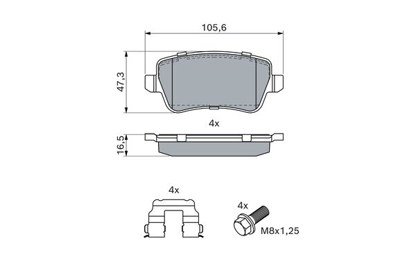 Brake Pad Set, disc brake