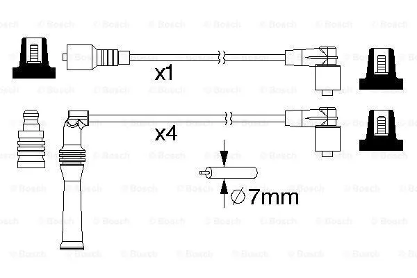 Ignition Cable Kit (0 986 357 144)
