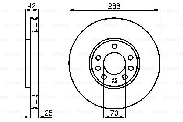 Brake Disc (0 986 478 588)
