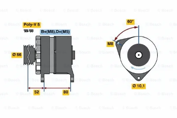 Alternator (0 120 468 108)