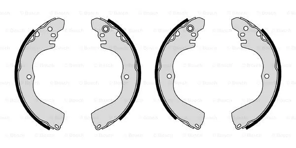 Brake Shoe Set, parking brake (F 026 008 014)