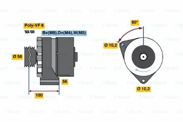 Alternator (6 033 GB3 030)